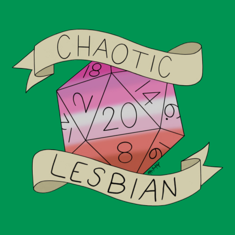 Chaotic Lesbian D20 Classic T-shirt by filesphomp | Artistshot