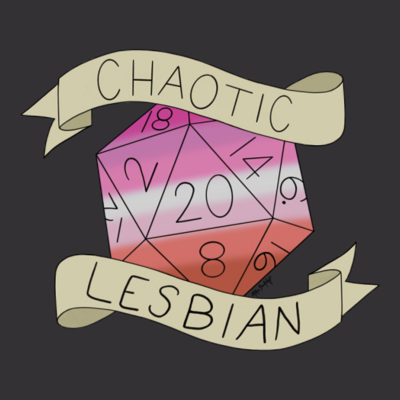 Chaotic Lesbian D20 Vintage Hoodie by filesphomp | Artistshot