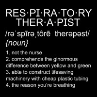 Funny Respiratory Therapist Definition Rt Humor Gi Graphic T-shirt | Artistshot