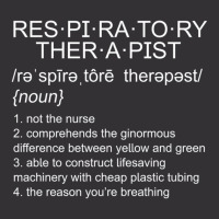 Funny Respiratory Therapist Definition Rt Humor Gi Vintage Short | Artistshot