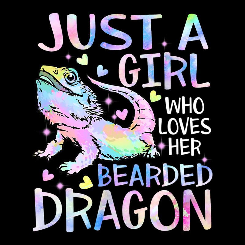 Just A Girl Who Loves Her Bearded Dragon Dragons L V-Neck Tee by whoretacarpal | Artistshot