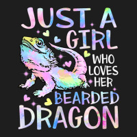 Just A Girl Who Loves Her Bearded Dragon Dragons L Classic T-shirt | Artistshot