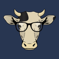 Funny Hipster Cow In Spectacles Cattle Eye Glasses Men Denim Jacket | Artistshot