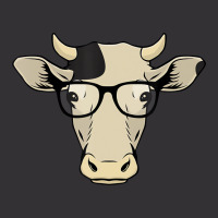 Funny Hipster Cow In Spectacles Cattle Eye Glasses Vintage Hoodie | Artistshot