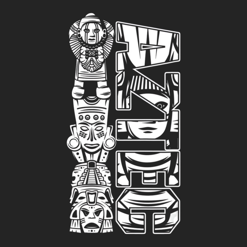 Aztec Ancient Ethnic Nation Symbol People Archeolo 3/4 Sleeve Shirt by yucalsye | Artistshot