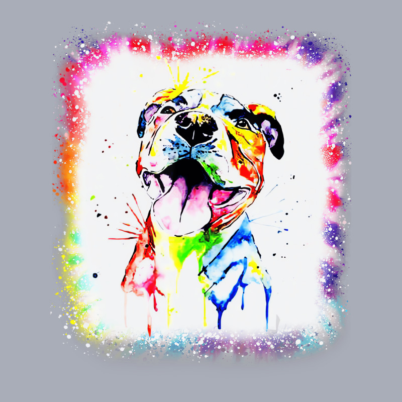 Pit Bull Terrier Dog, Dad Mom Boy Girl Tie Dye Ble Tank Dress by africaka | Artistshot