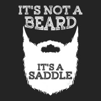 Funny It's Not A Beard It's A Saddle Gift Beard Lo 3/4 Sleeve Shirt | Artistshot