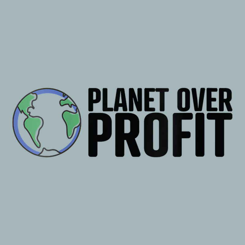 Womens Planet Over Profit   Climate Change & Globa Unisex Sherpa-Lined Denim Jacket by byrneo | Artistshot