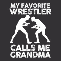 My Favorite Wrestler Calls Me Grandma Premium T Sh Vintage Hoodie | Artistshot