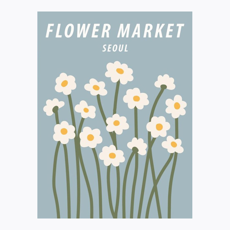 Flower Market Poster T-shirt | Artistshot