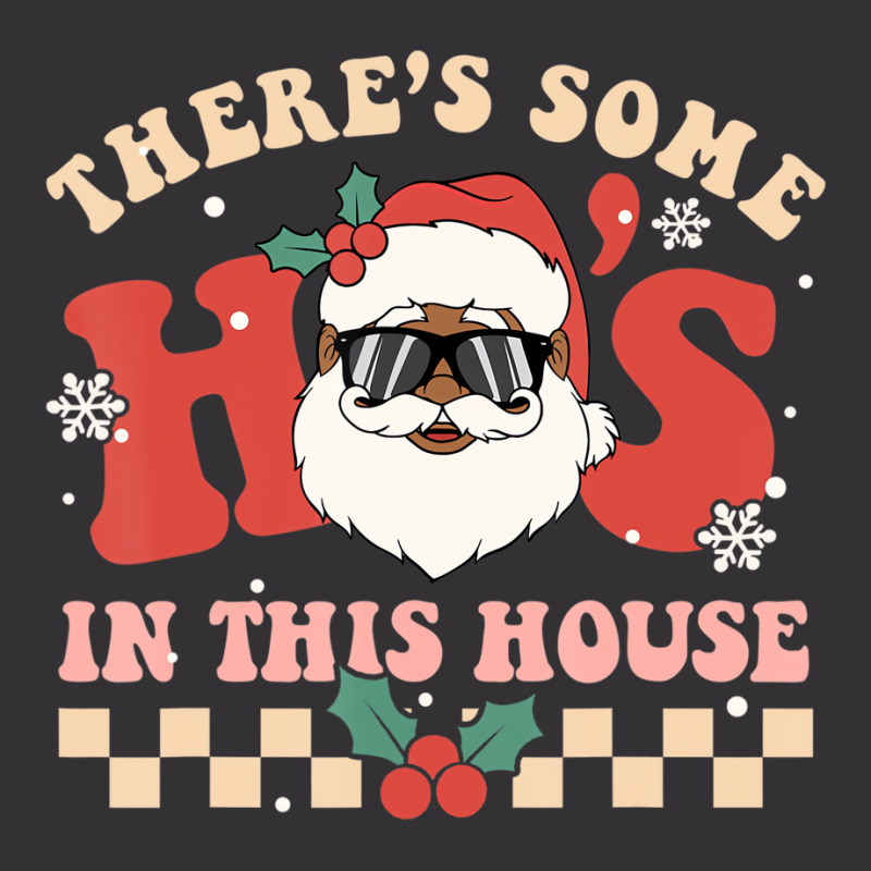 There's Some Ho's In This House Santa Retro Christ Vintage Hoodie And Short Set | Artistshot