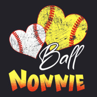 Funny Ball Nonnie Softball Baseball Gifts T Shirt Unisex Sherpa-lined Denim Jacket | Artistshot