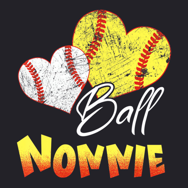 Funny Ball Nonnie Softball Baseball Gifts T Shirt Unisex Sherpa-lined Denim Jacket | Artistshot