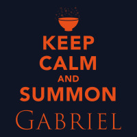 Keep Calm And Summon Gabriel [orange] Printed Hat | Artistshot