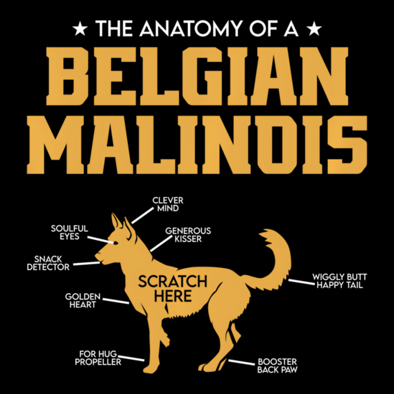 The Anatomy Of A Belgian Malinois For Dog Lover Pu Long Sleeve Shirts | Artistshot