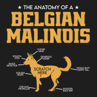 The Anatomy Of A Belgian Malinois For Dog Lover Pu Classic T-shirt | Artistshot