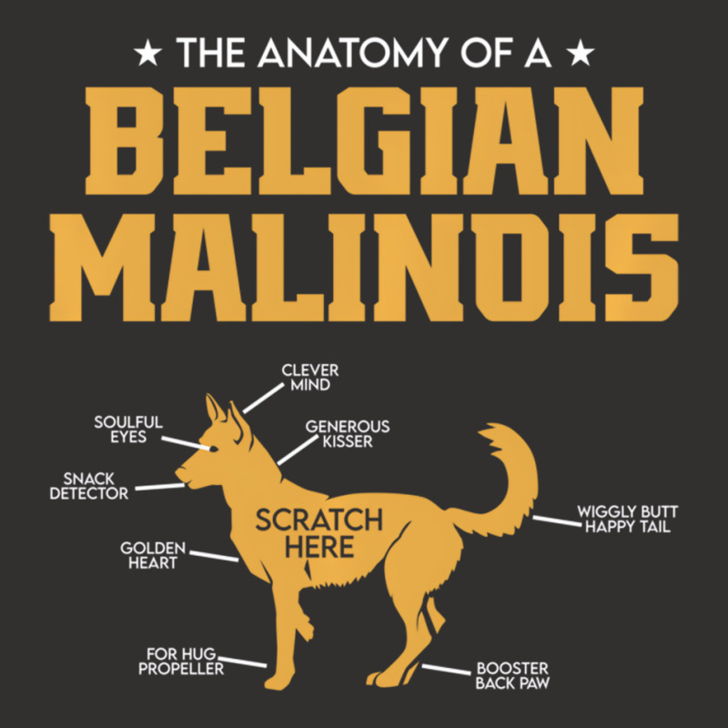 The Anatomy Of A Belgian Malinois For Dog Lover Pu Champion Hoodie | Artistshot