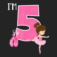 Girl's 5 Year Old Ballerina 5th Birthday Party Bal 3/4 Sleeve Shirt | Artistshot