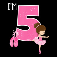 Girl's 5 Year Old Ballerina 5th Birthday Party Bal Zipper Hoodie | Artistshot