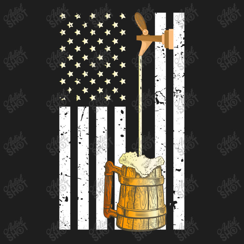 Craft Beer American Flag Usa Oktoberfest For Beer Drinkers Classic T-shirt | Artistshot