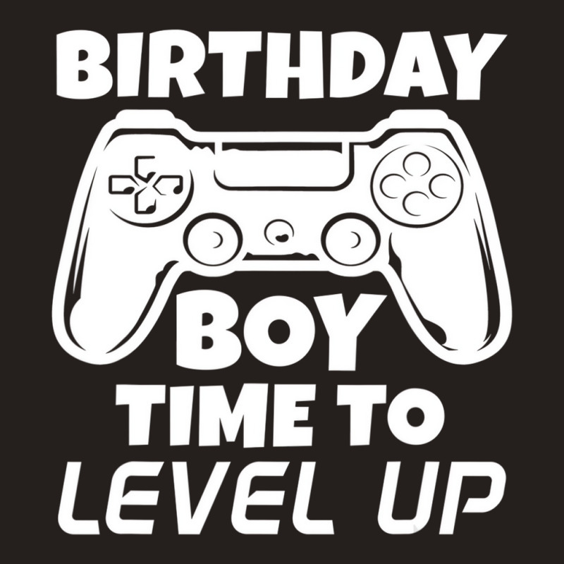 Gamer Gift Idea Birthday Boy Time To Level Up Vide Tank Top | Artistshot