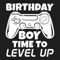 Gamer Gift Idea Birthday Boy Time To Level Up Vide Classic T-shirt | Artistshot