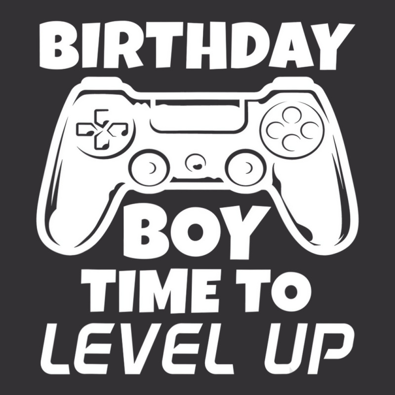 Gamer Gift Idea Birthday Boy Time To Level Up Vide Vintage Hoodie | Artistshot