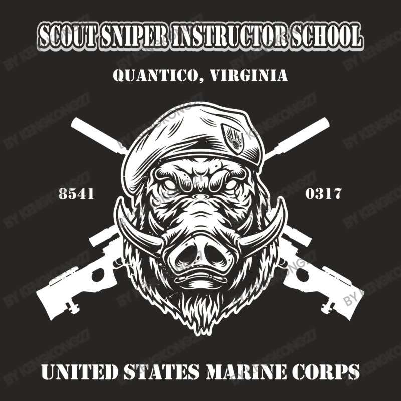 Scout Sniper Instructor Quantico Ladies Fitted T-Shirt by Kengkong27 | Artistshot