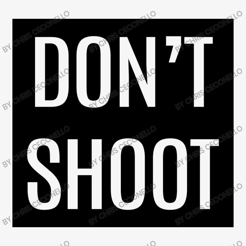 Don't Shoot Ladies Fitted T-Shirt by Chris Ceconello | Artistshot