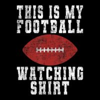 This Is My Football Watching Shirt   Football Love Men's Long Sleeve Pajama Set | Artistshot