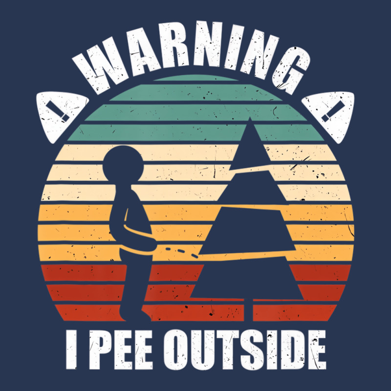 Mens Warning I Pee Outside Funny Camper Camping Hi Men Denim Jacket | Artistshot