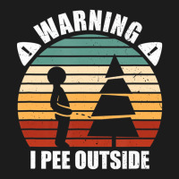 Mens Warning I Pee Outside Funny Camper Camping Hi Hoodie & Jogger Set | Artistshot