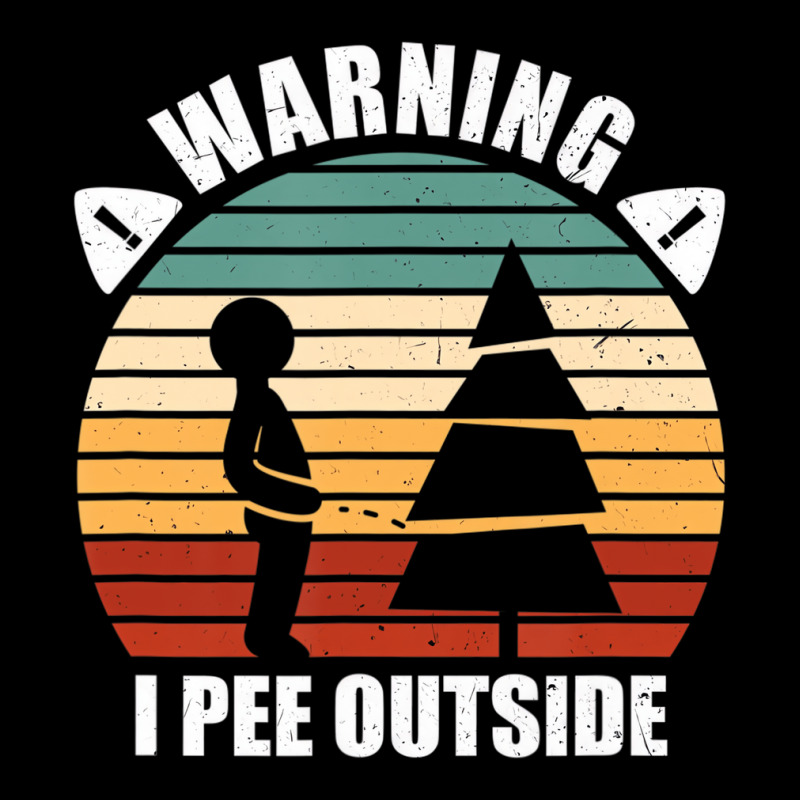 Mens Warning I Pee Outside Funny Camper Camping Hi Fleece Short | Artistshot