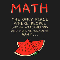 Math And Watermelons Mathematics Calculation Numbe Classic T-shirt | Artistshot