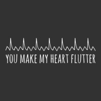 You Make My Heart Flutter Funny Cardiac Nurse Card Baby Bodysuit | Artistshot