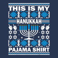 This Is My Hanukkah Pajama Shirt Ugly Pajamas For Men Denim Jacket | Artistshot