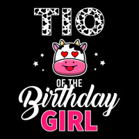 Tio Of The Birthday For Girl Cow Farm Birthday T S Graphic T-shirt | Artistshot