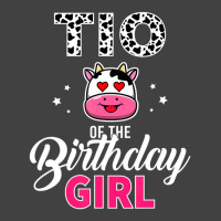 Tio Of The Birthday For Girl Cow Farm Birthday T S Vintage T-shirt | Artistshot