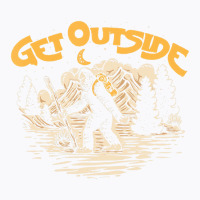 Get Outside! Hiking Sasquatch & Mountains Outdoor T-shirt | Artistshot