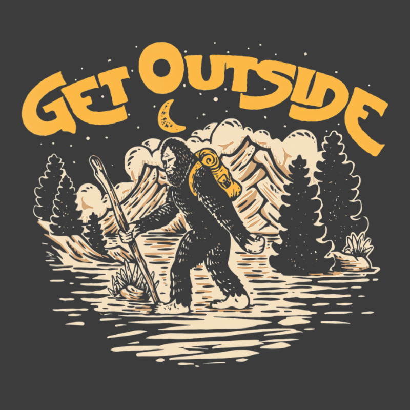 Get Outside! Hiking Sasquatch & Mountains Outdoor Men's Polo Shirt | Artistshot