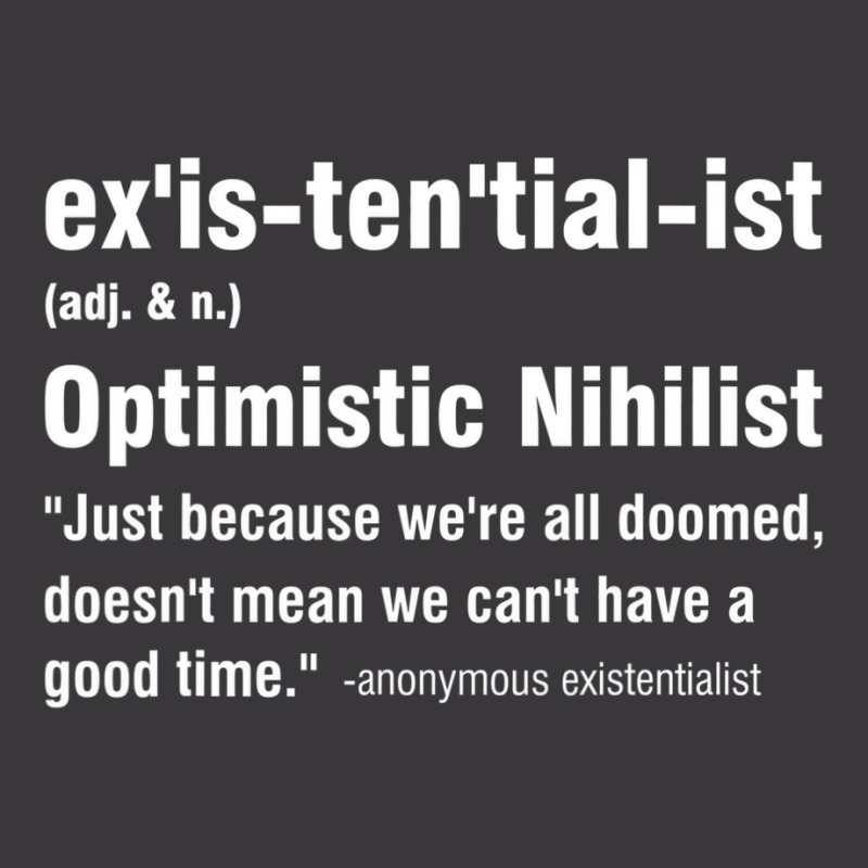 Existentialist Optimistic Nihilist T Shirt Ladies Curvy T-Shirt by galloywa | Artistshot