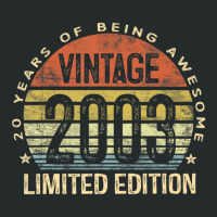 Vintage 2003 Limited Edition 20 Year Old Gifts 20t Women's Triblend Scoop T-shirt | Artistshot