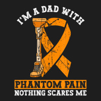 Fake Limb Leg Prosthetic Dad And Limb Loss Awarene Classic T-shirt | Artistshot