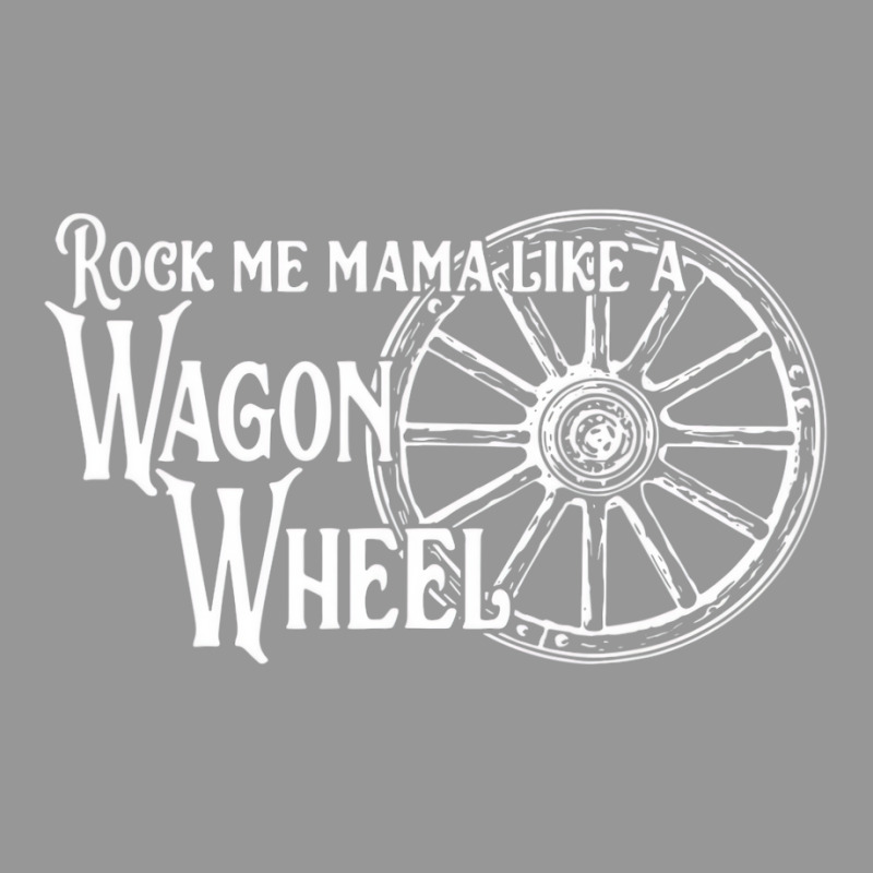 Rock Music Me Mama Like A Wagon Wheel Shirt Outlaw Women's V-Neck T-Shirt by africaka | Artistshot