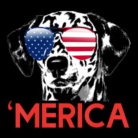 Merica Dalmatian American Flag 4th Of July T Shirt Men's Long Sleeve Pajama Set | Artistshot