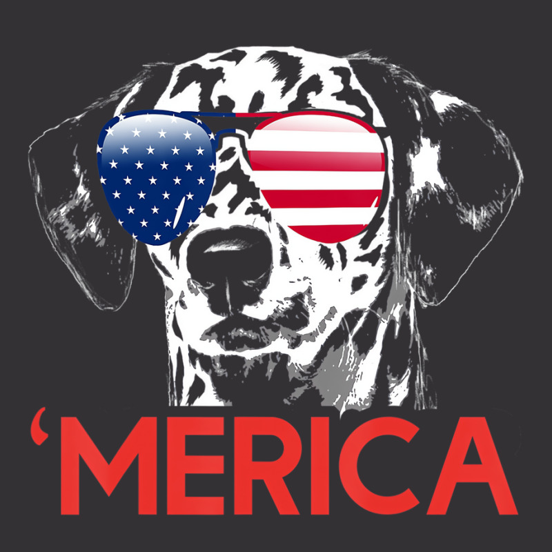 Merica Dalmatian American Flag 4th Of July T Shirt Vintage Short | Artistshot