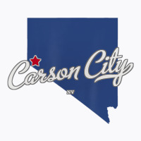 Carson City Nevada Nv Map T Shirt T-shirt | Artistshot