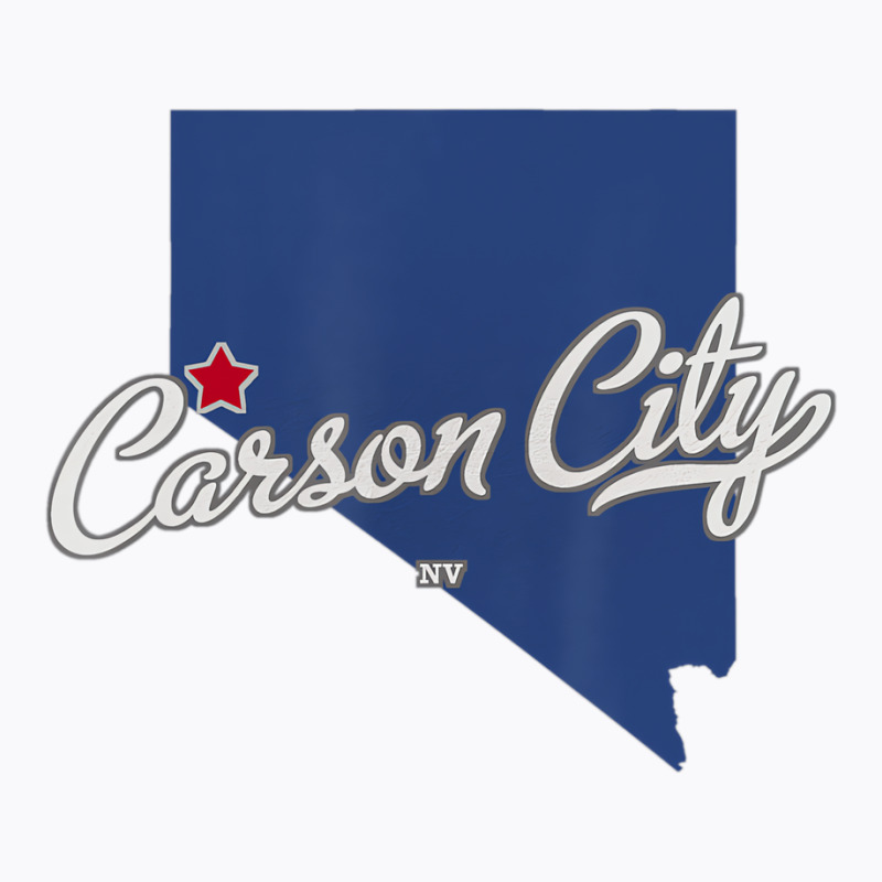 Carson City Nevada Nv Map T Shirt T-shirt | Artistshot