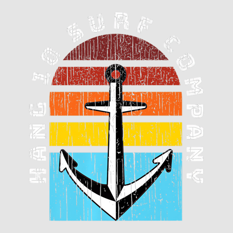 Hang 10 Surf Company Retro Anchor Sunset Distresse Exclusive T-shirt | Artistshot