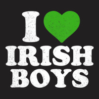 I Love Irish Boys Funny St Patrick's Day Heart Sha T-shirt | Artistshot